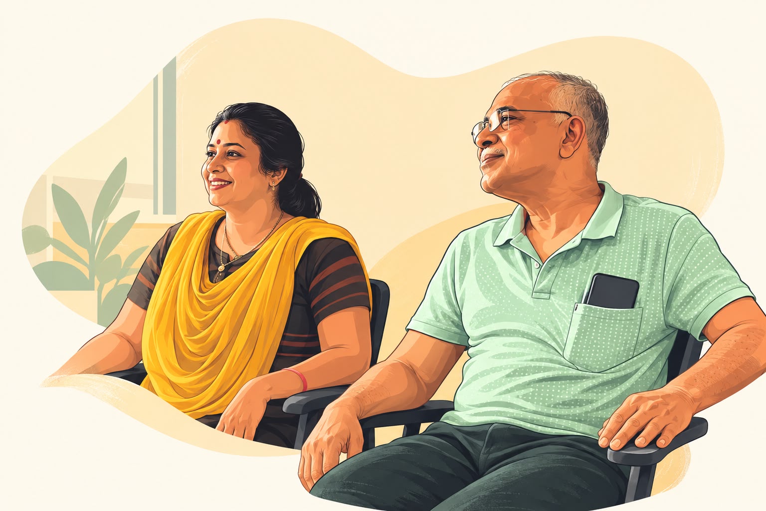 Prakash B and Mini — founders of Jelcos Home Nursing